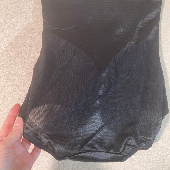 Hey Girl High Waisted Tummy Control Panty Shape Wear Sz Large Black NWT - Picture 4 of 9